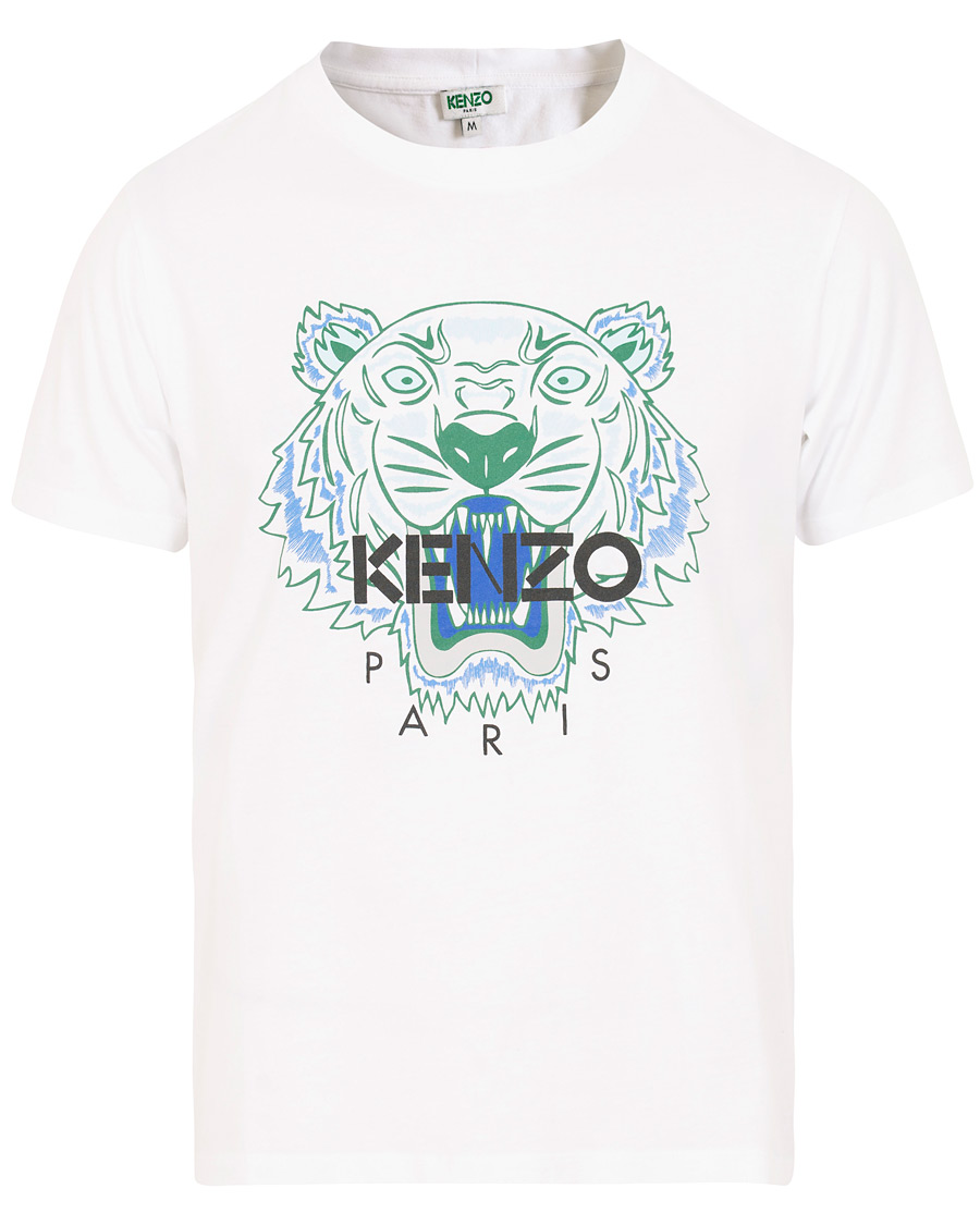 Herre | T-Shirts | KENZO | Tiger T-shirt White