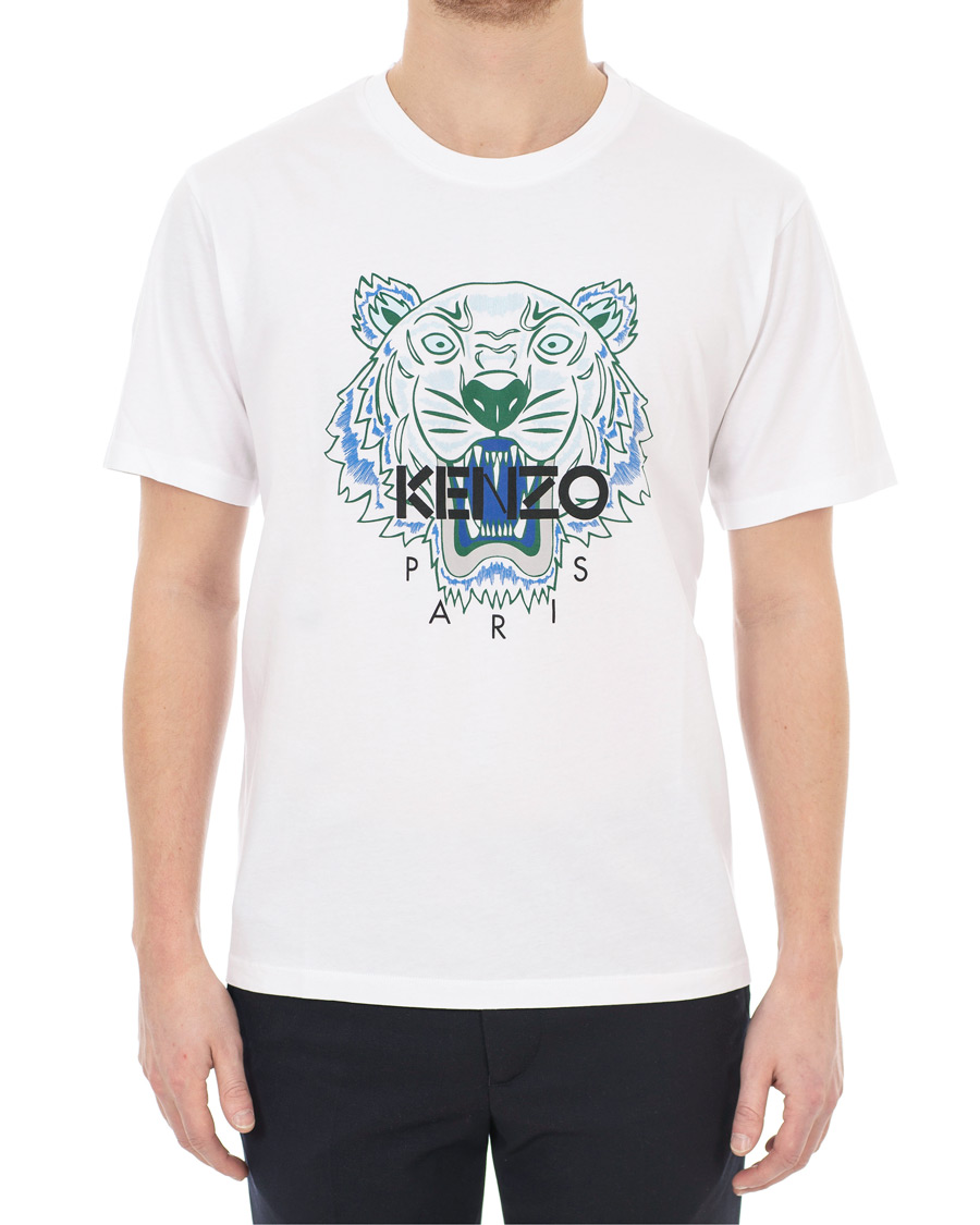 Herre | T-Shirts | KENZO | Tiger T-shirt White