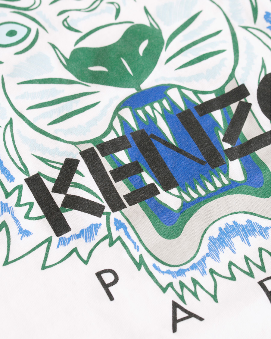 Herre | T-Shirts | KENZO | Tiger T-shirt White