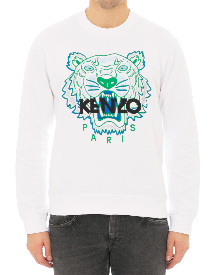 Herre | Gensere | KENZO | Tiger Classic Sweatshirt White