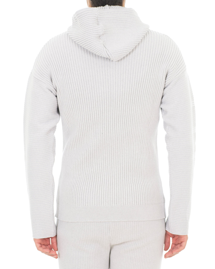 Herre | Gensere | KENZO | Knitted Hoodie Grey Melange