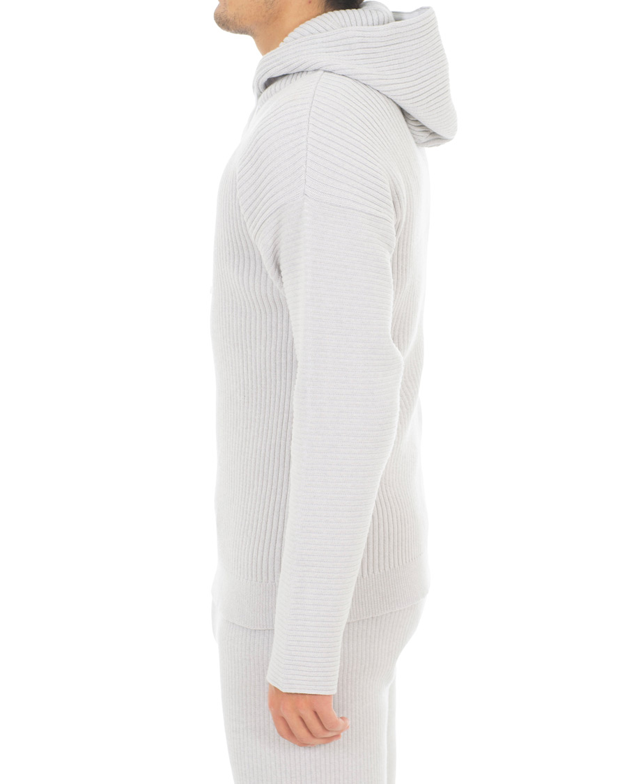 Herre | Gensere | KENZO | Knitted Hoodie Grey Melange