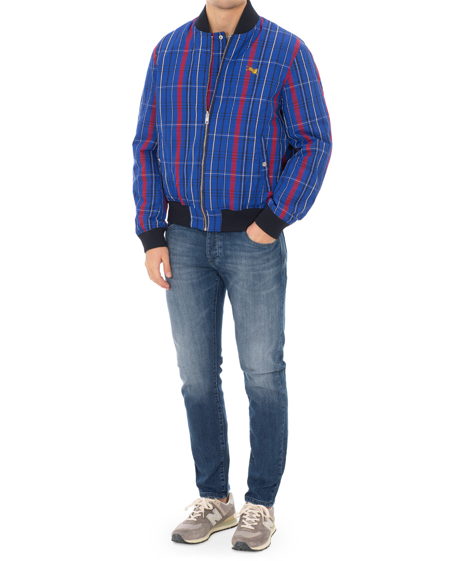 Herre | Jakker | KENZO | Reversible Tiger Crest Bomber Jacket Navy/Multi Blue