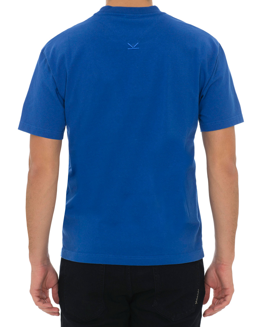 Herre | T-Shirts | KENZO | Rose Crest T-shirt Blue