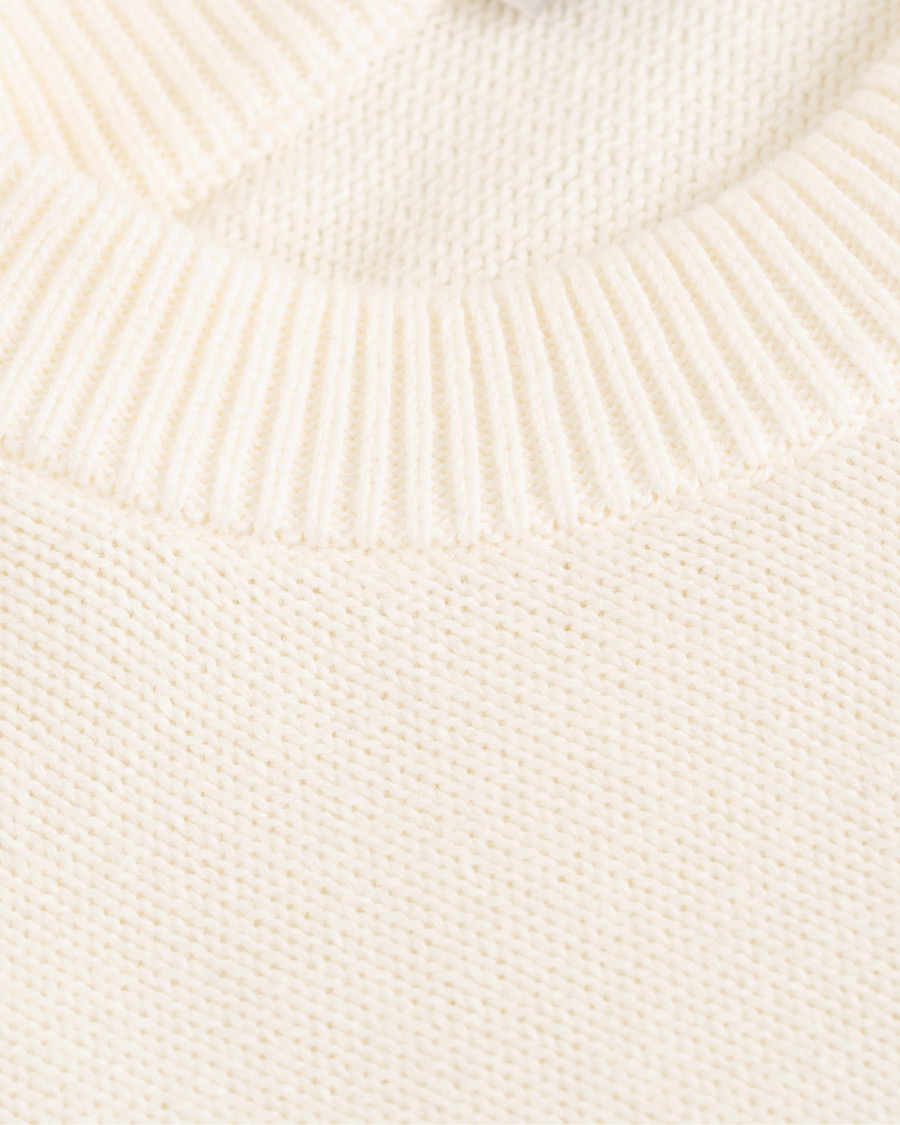 Herre | Gensere | KENZO | Jumping Bamboo Tiger Knitted Crew Neck White