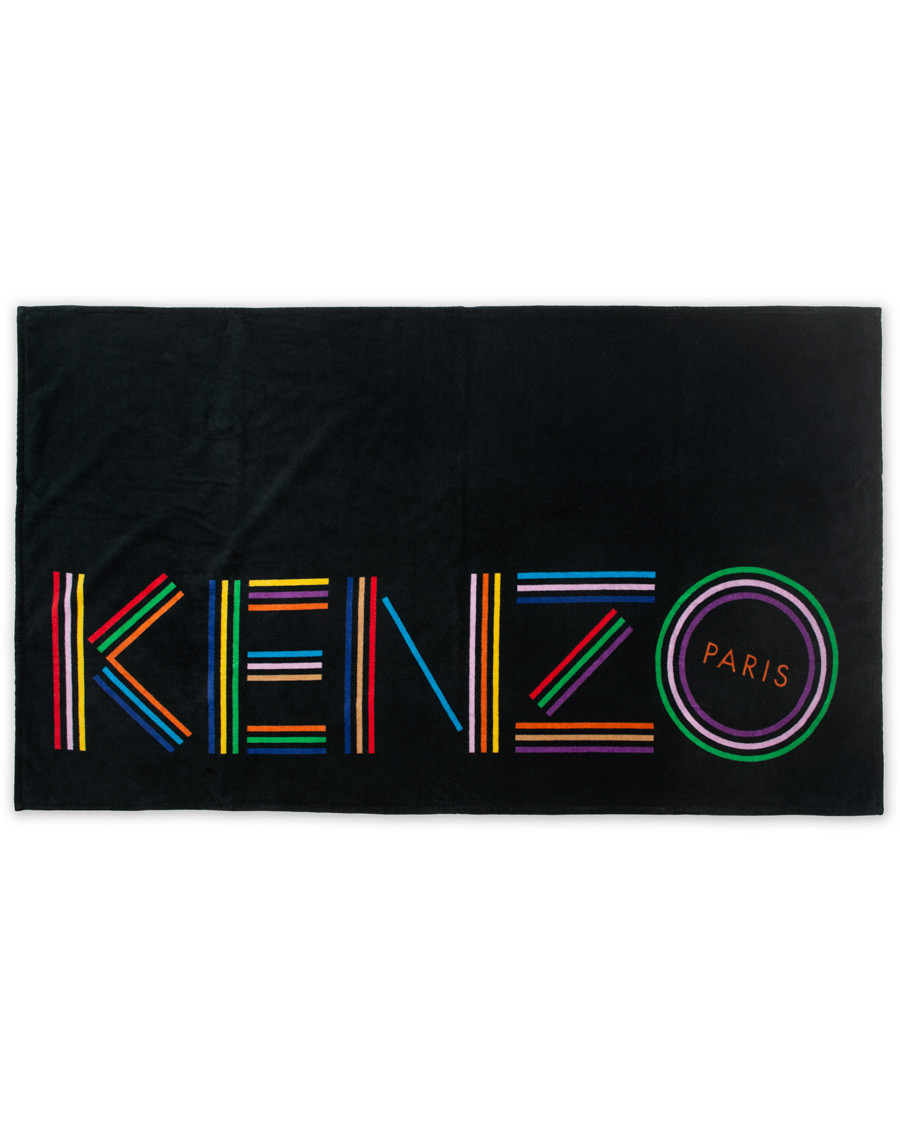 Herre | Badeshorts | KENZO | Logo Beach Towel 100x170cm Black