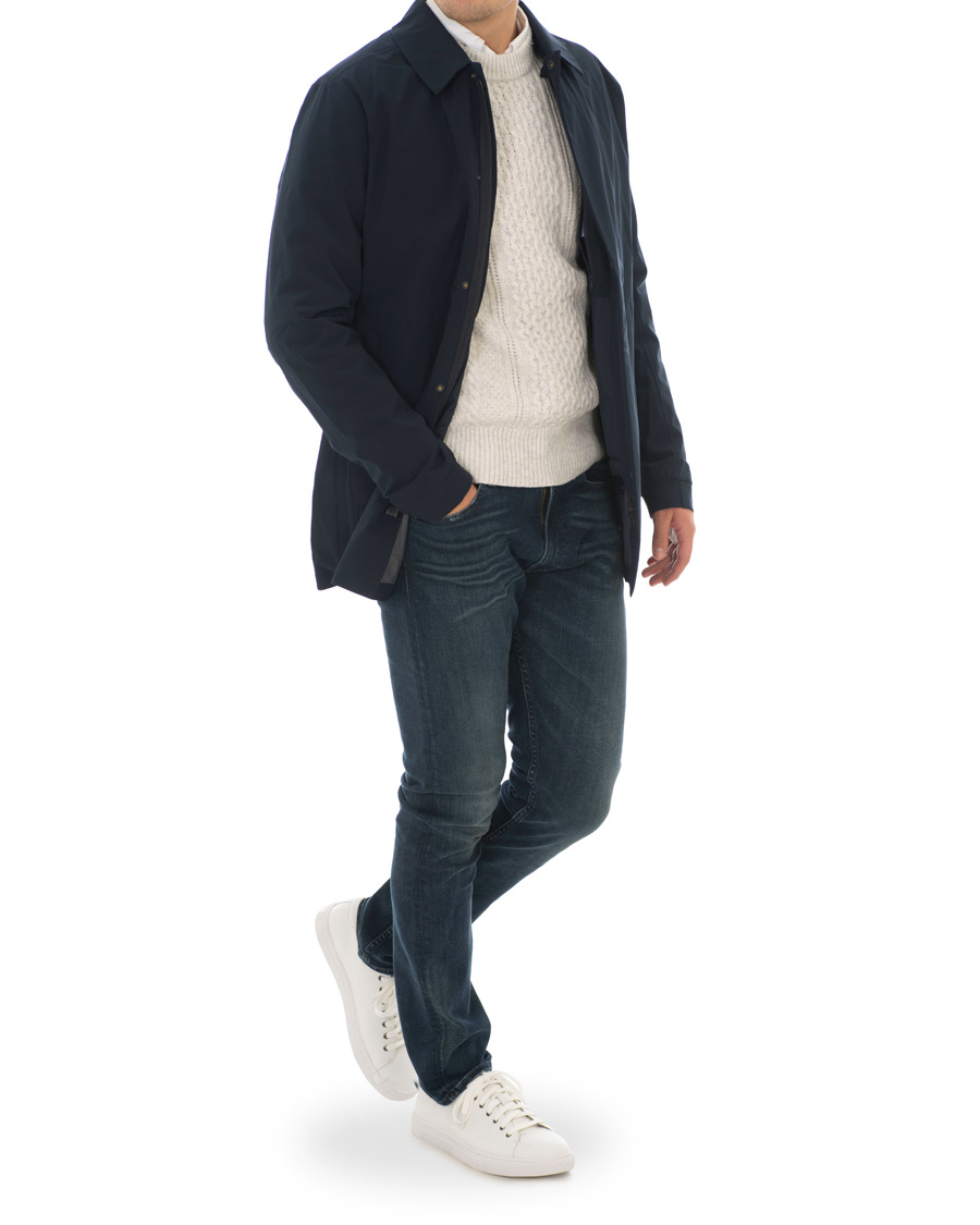 Herre | Jakker | NN07 | Double Bryan Coat Navy