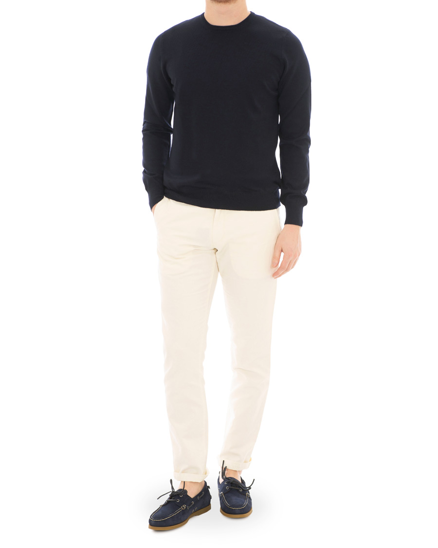 Herre | Bukser | NN07 | Karl Cotton/Linen Trousers Off White