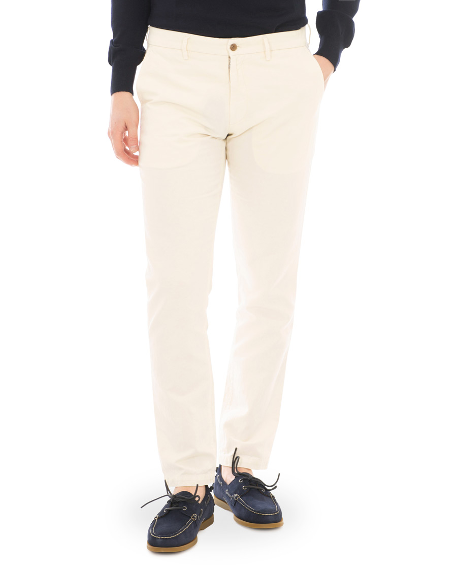 Herre | Bukser | NN07 | Karl Cotton/Linen Trousers Off White