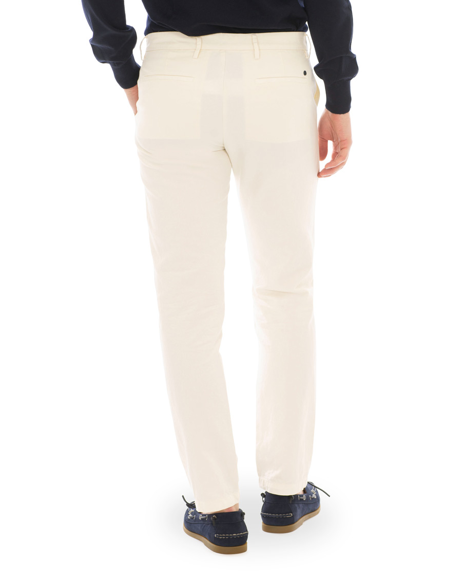 Herre | Bukser | NN07 | Karl Cotton/Linen Trousers Off White