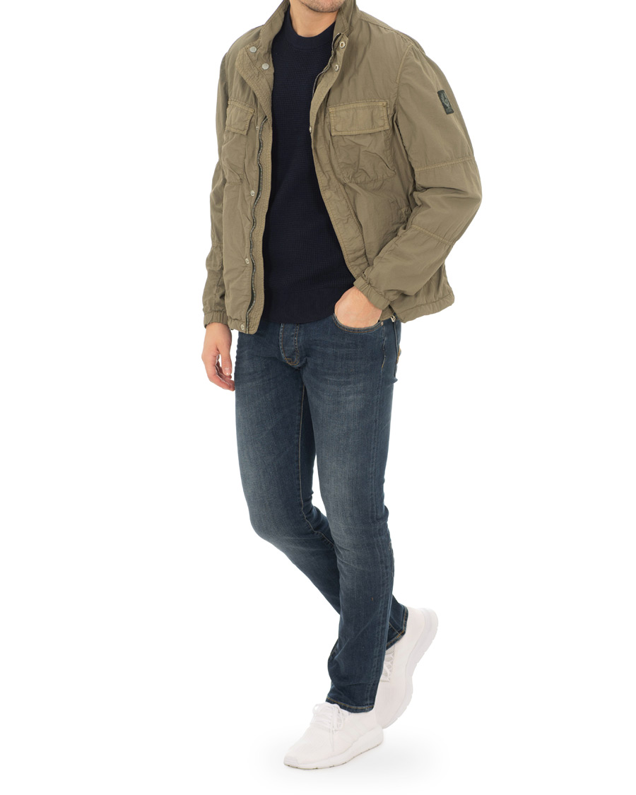 Herre | Jakker | Belstaff | Erwin Garment Dyed Shirt Jacket Bronze Oak