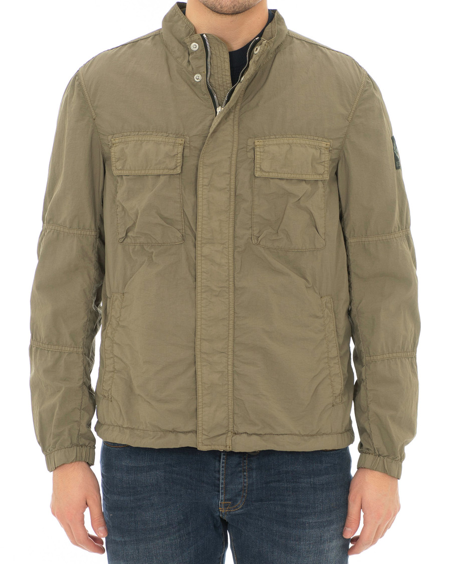 Herre | Jakker | Belstaff | Erwin Garment Dyed Shirt Jacket Bronze Oak