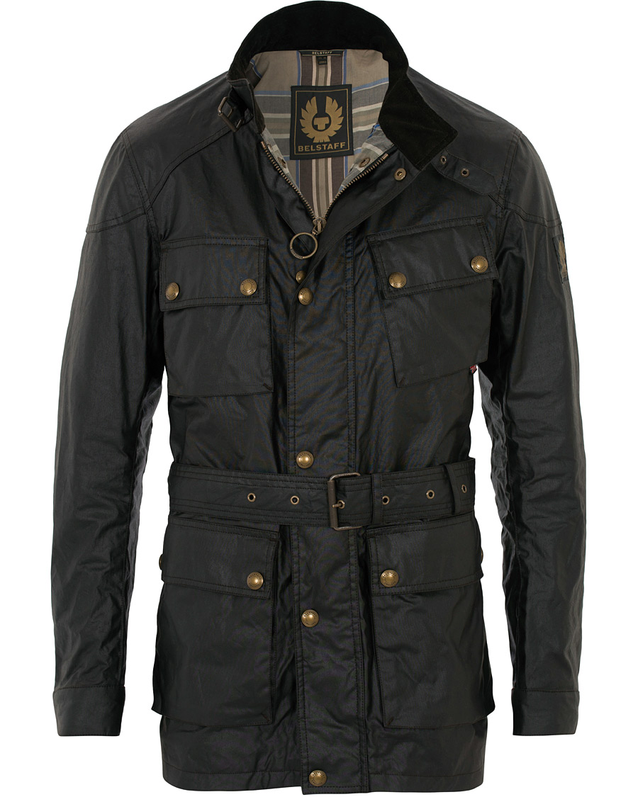 Herre | Jakker | Belstaff | Trialmaster Waxed Jacket Mahogany Brown