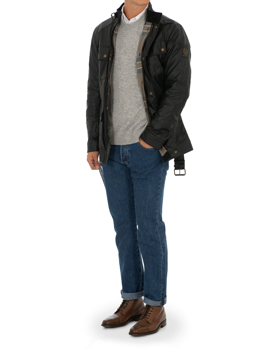 Herre | Jakker | Belstaff | Trialmaster Waxed Jacket Mahogany Brown