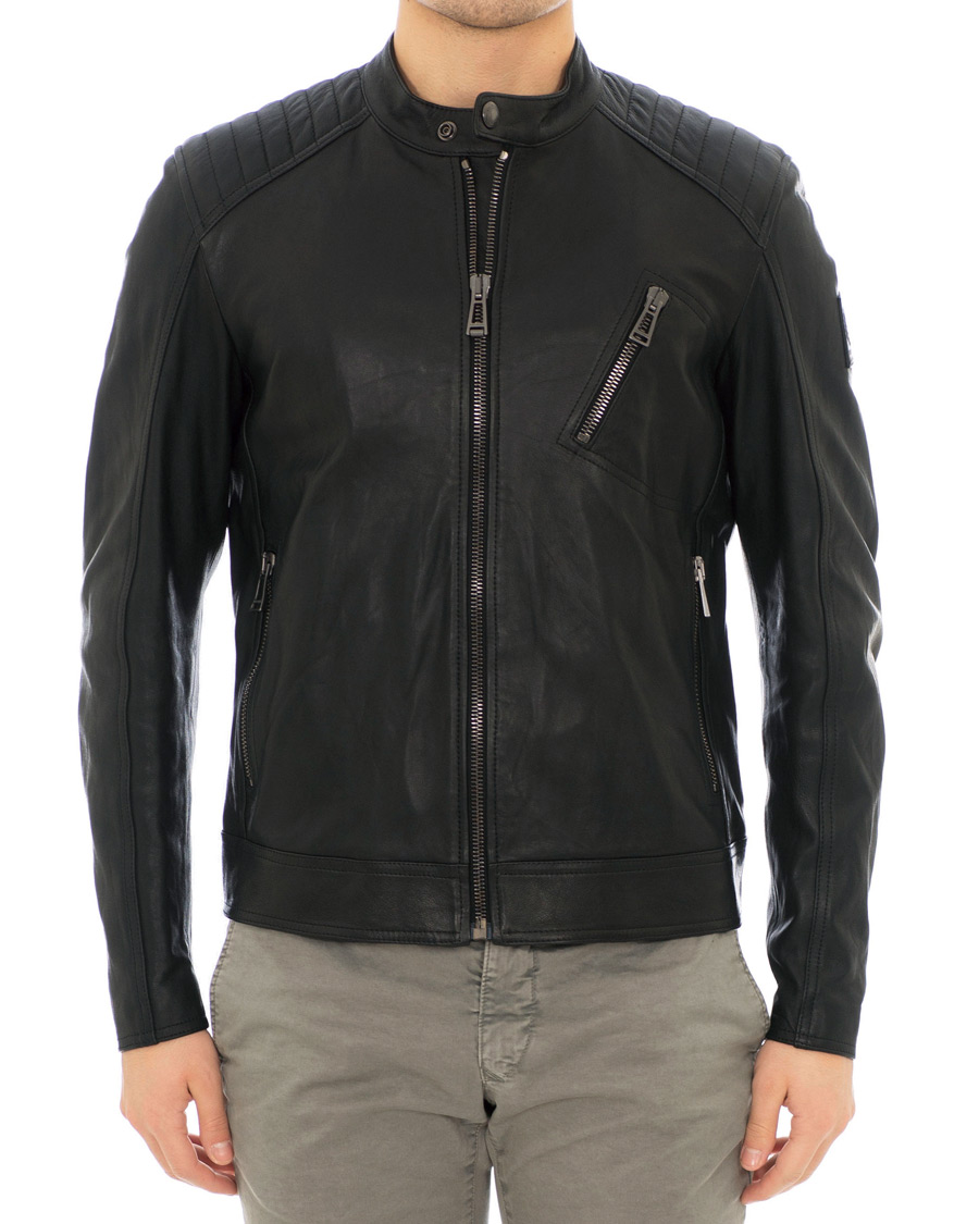 Herre |  | Belstaff | V Racer Leather Jacket Black