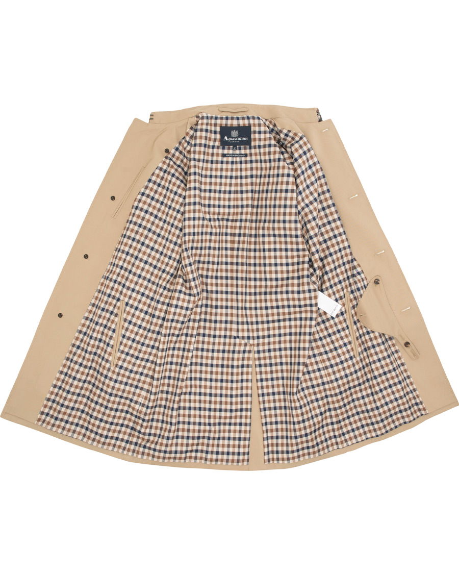 Herre | Jakker | Aquascutum | Corby Single Breasted Trenchcoat Camel
