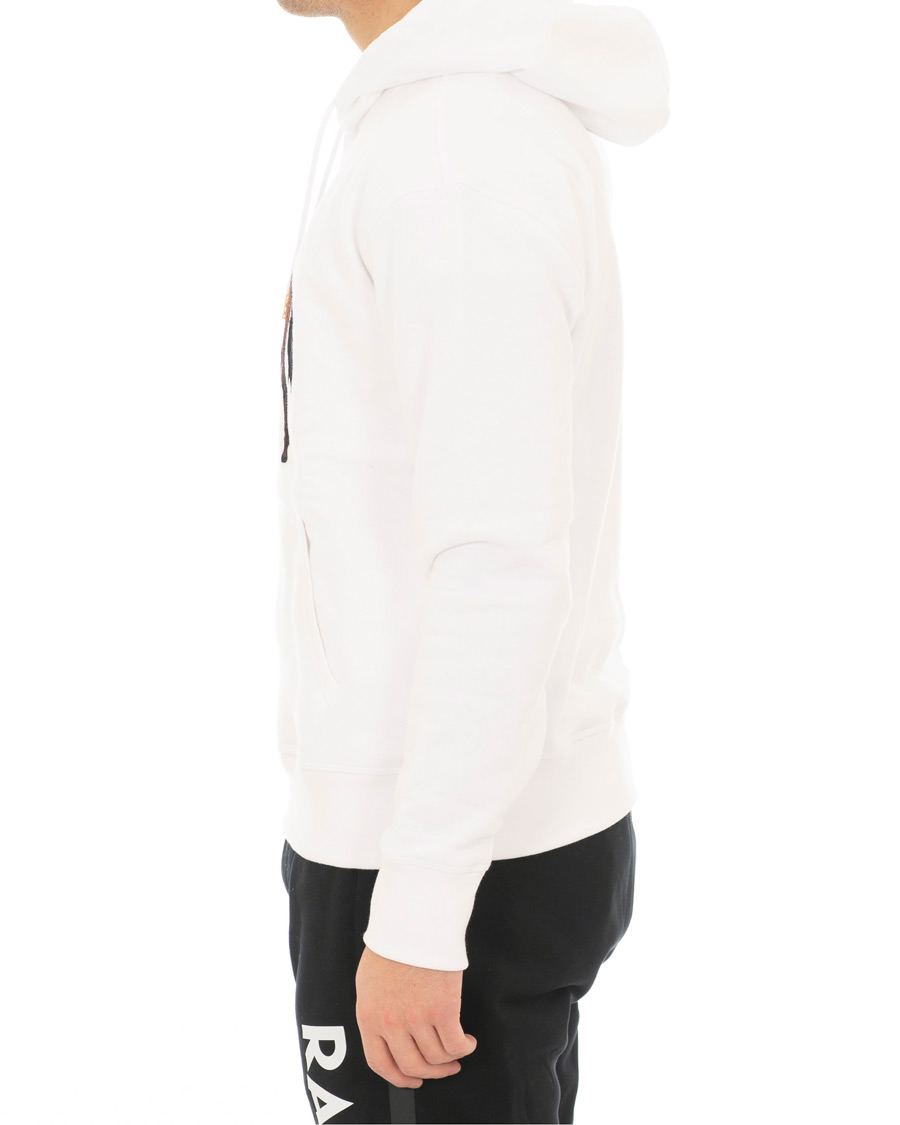 Herre | Gensere | Ralph Lauren Purple Label | Standing Horse Hoodie Optic White