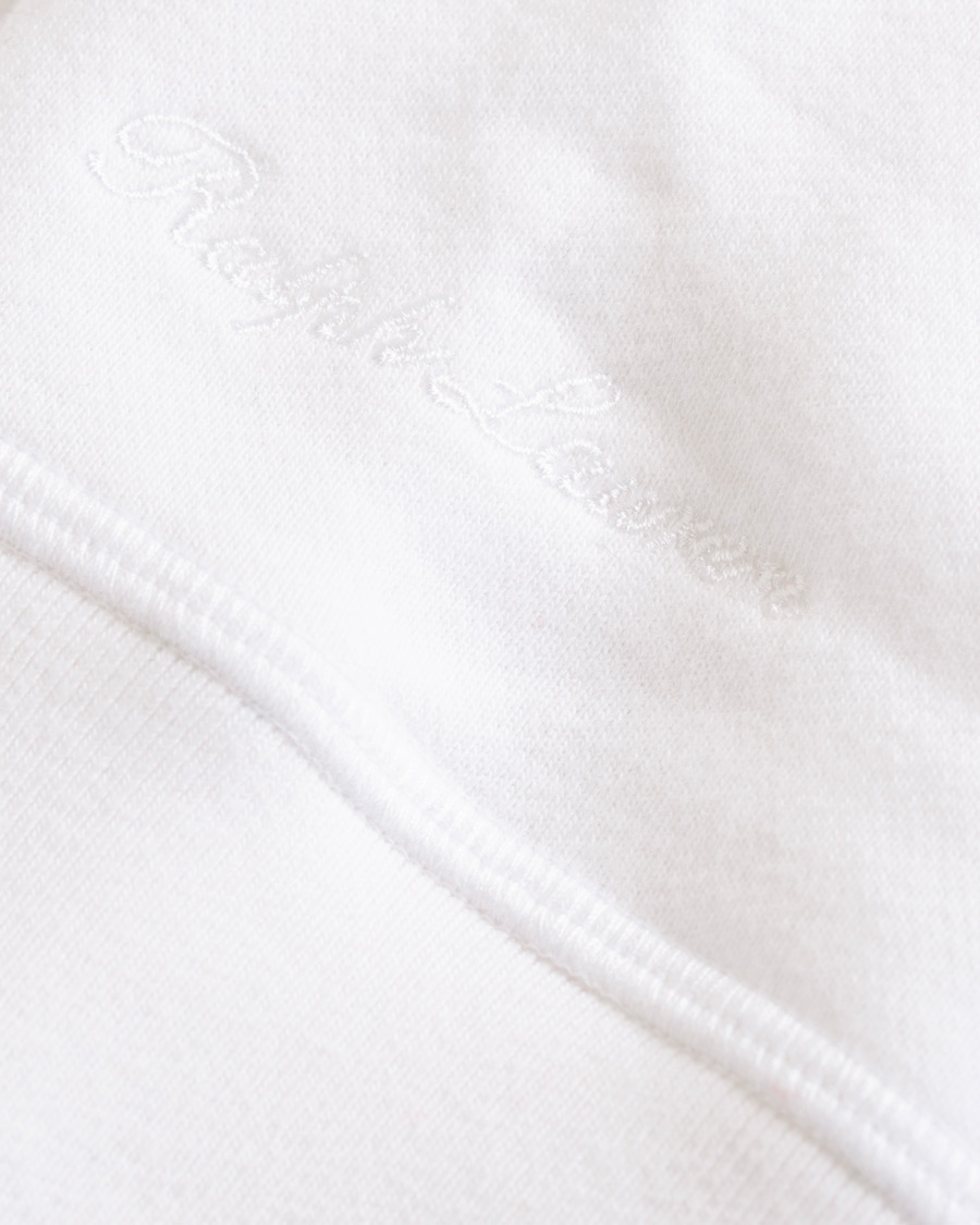 Herre | Gensere | Ralph Lauren Purple Label | Standing Horse Hoodie Optic White