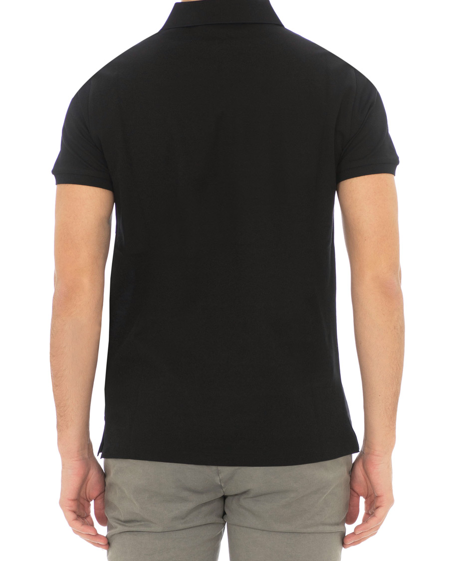 Herre | Pikéer | Ralph Lauren Purple Label | Standing Horse Mercerized Polo Classic Black
