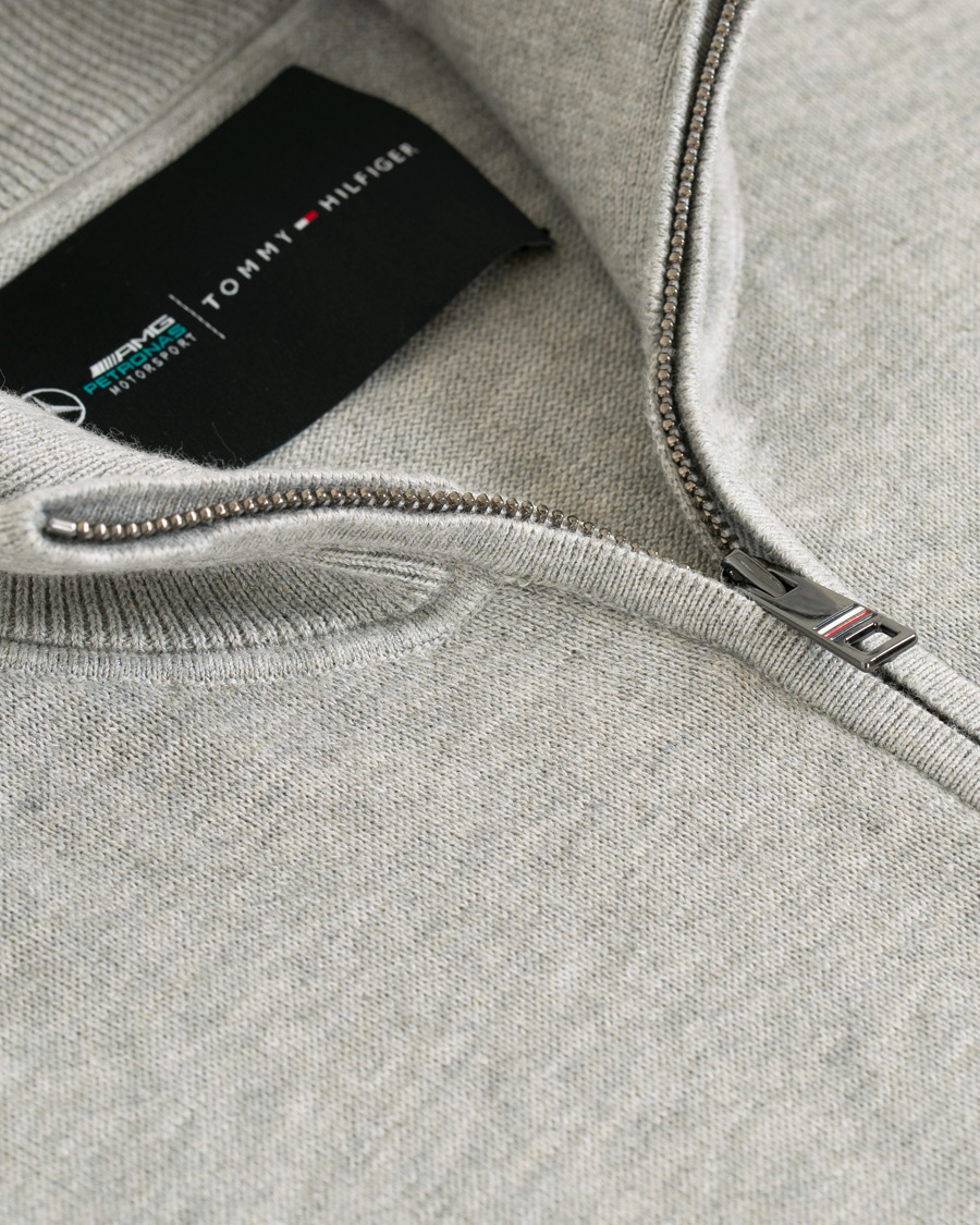 Herre | Gensere | Tommy Hilfiger | Mercedes Benz Half Zip Cloud Heather