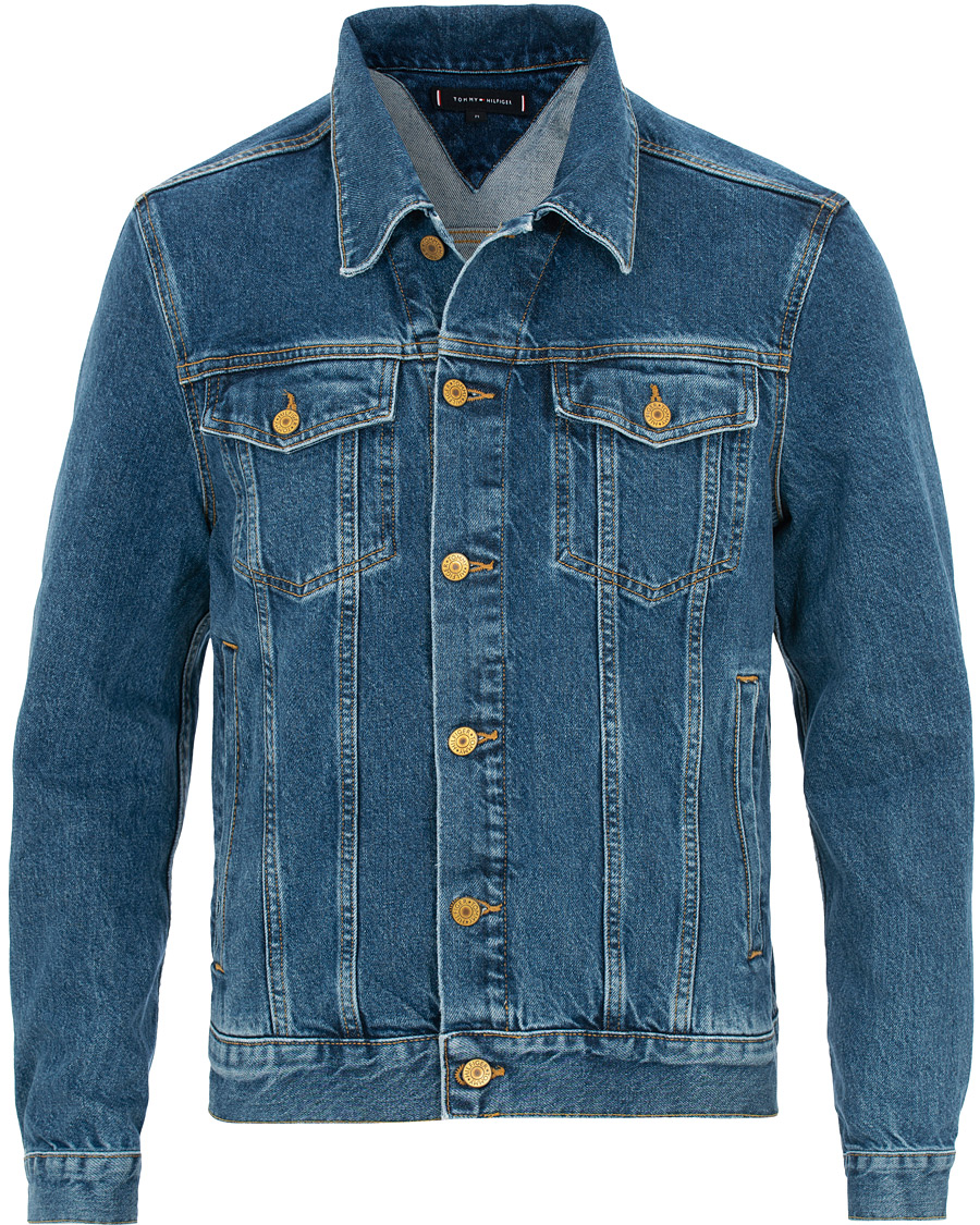 Herre | Jakker | Tommy Hilfiger | Trucker Denim Jacket Stone Wash