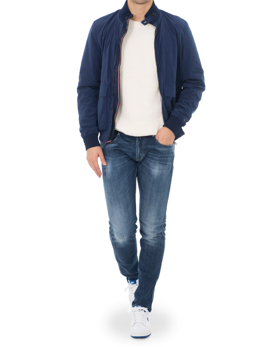 Herre | Jakker | Tommy Hilfiger | Harrington Jacket Light Marine Blue