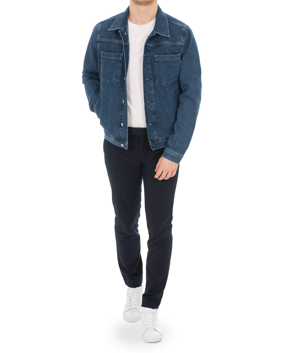 Herre | Jakker | GANT | Indigo Jeans Jacket Blue Wash