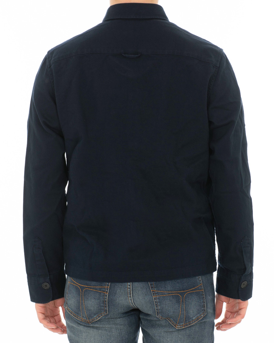 Herre | Skjorter | GANT | Heavy Twill Shirt Jacket Marine