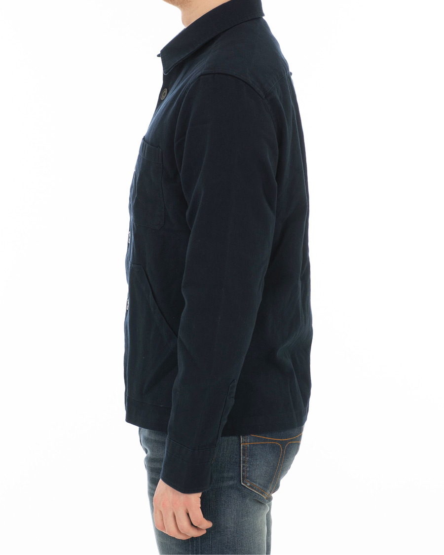 Herre | Skjorter | GANT | Heavy Twill Shirt Jacket Marine