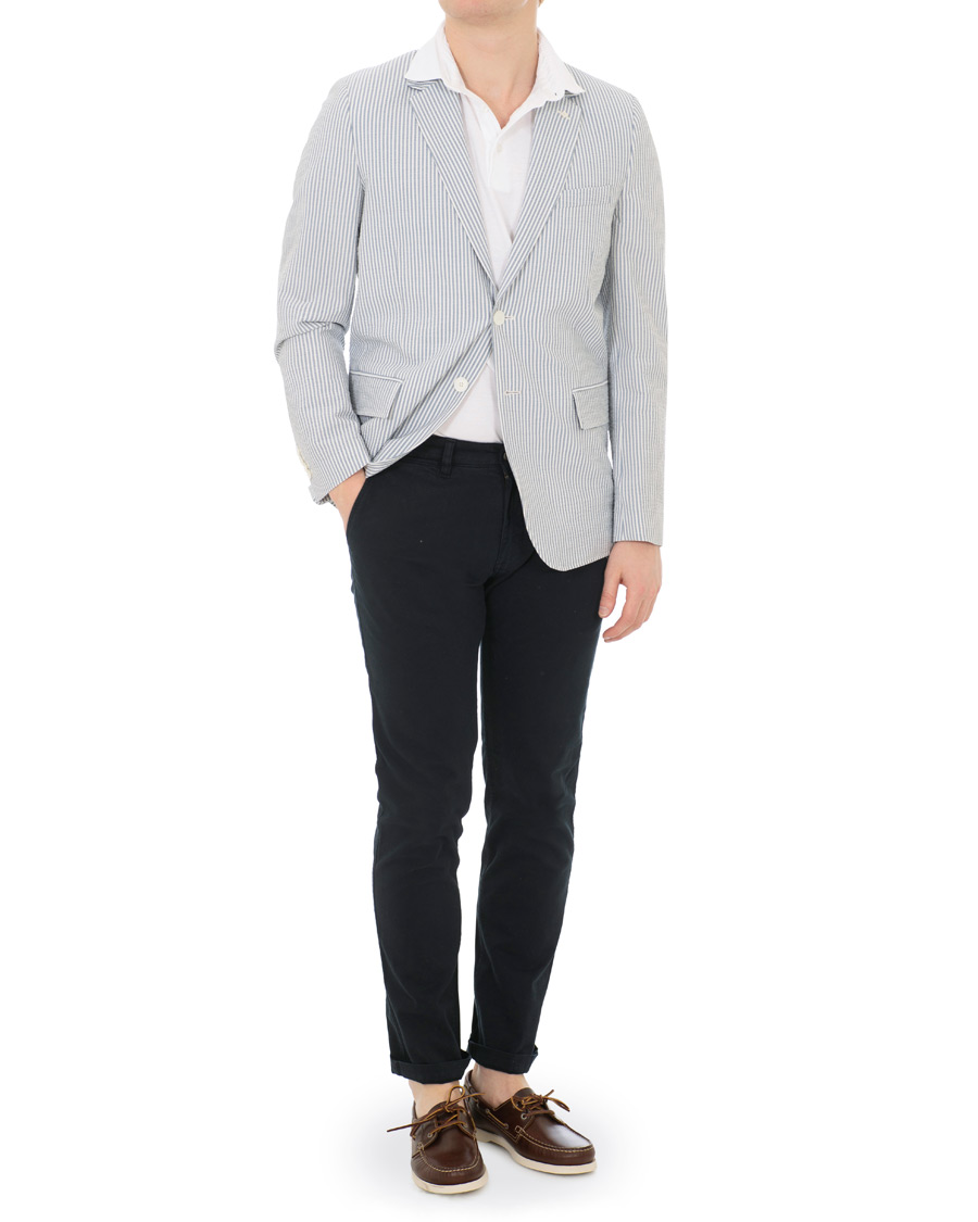 Herre | Dressjakker | Gant | Seersucker Stripe Blazer Eggshell