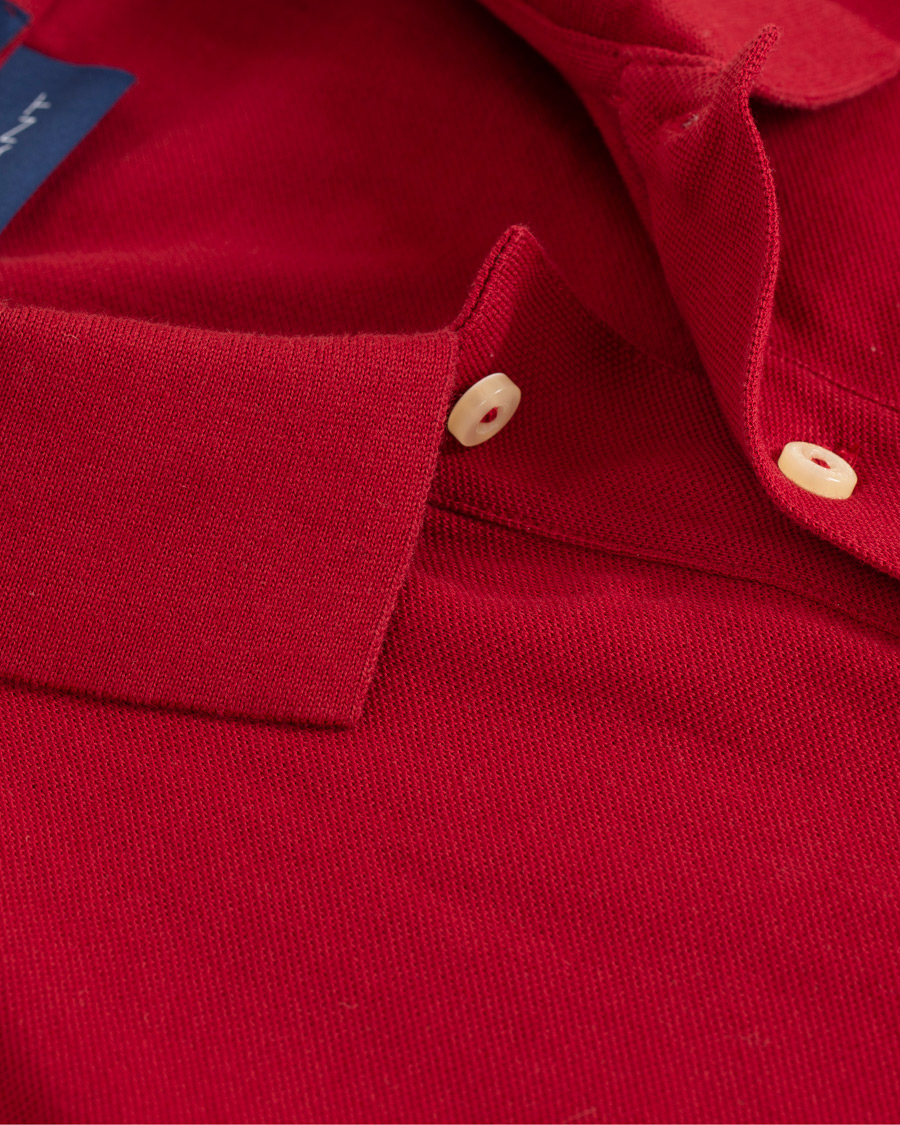 Herre | Pikéer | GANT | The Original Polo Mahogany Red