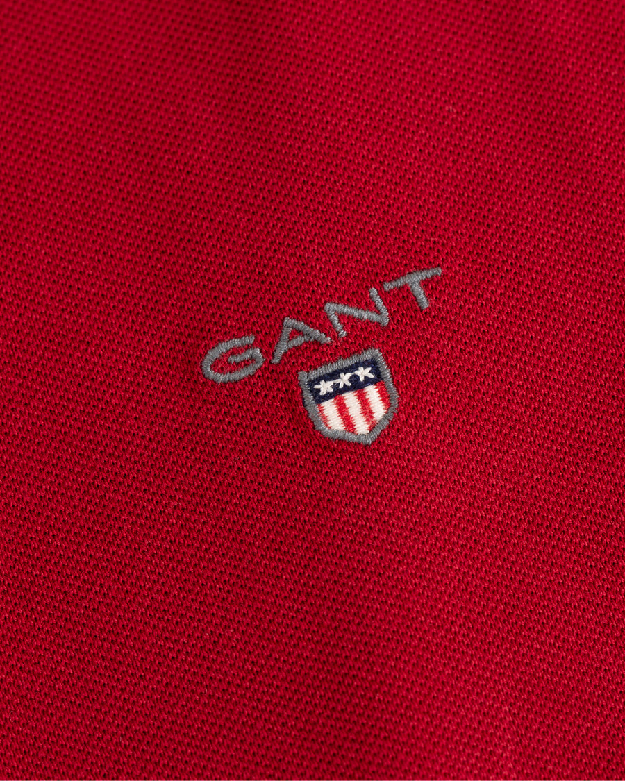 Herre | Pikéer | GANT | The Original Polo Mahogany Red