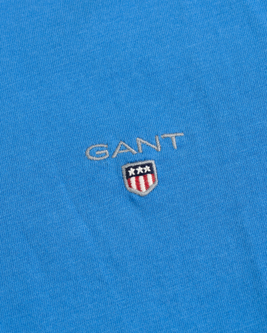 Herre | T-Shirts | GANT | Original Crew Neck Tee Palace Blue
