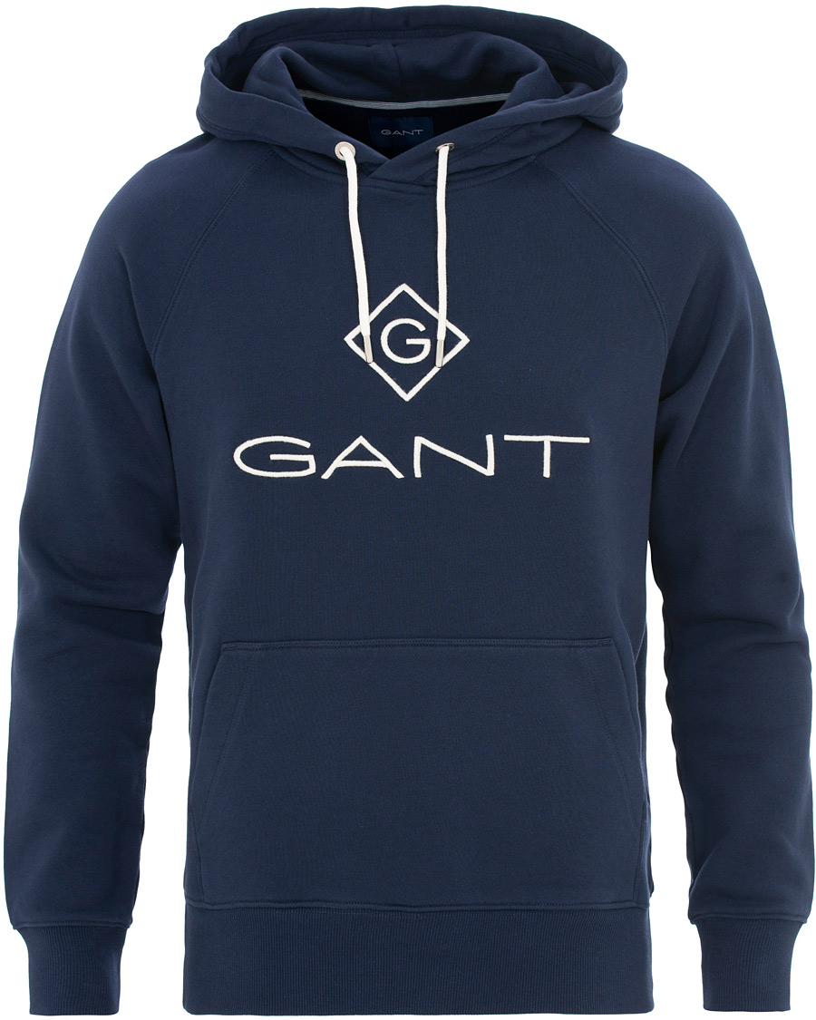 Herre | Gensere | GANT | Lock Up Hoodie Evening Blue