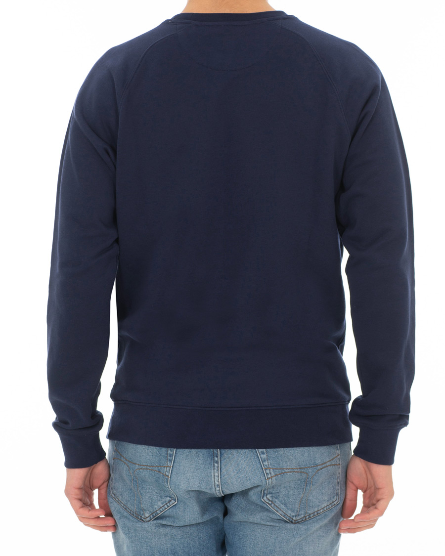 Herre | Gensere | GANT | Summer Logo Crew Neck Sweatshirt Evening Blue