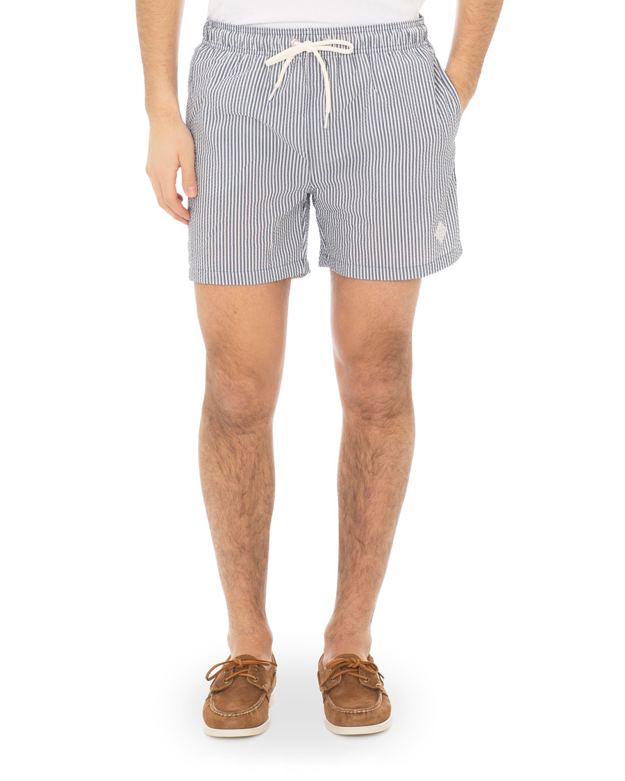 Herre | Badeshorts | GANT | Seersucker Swim Shorts Persian Blue