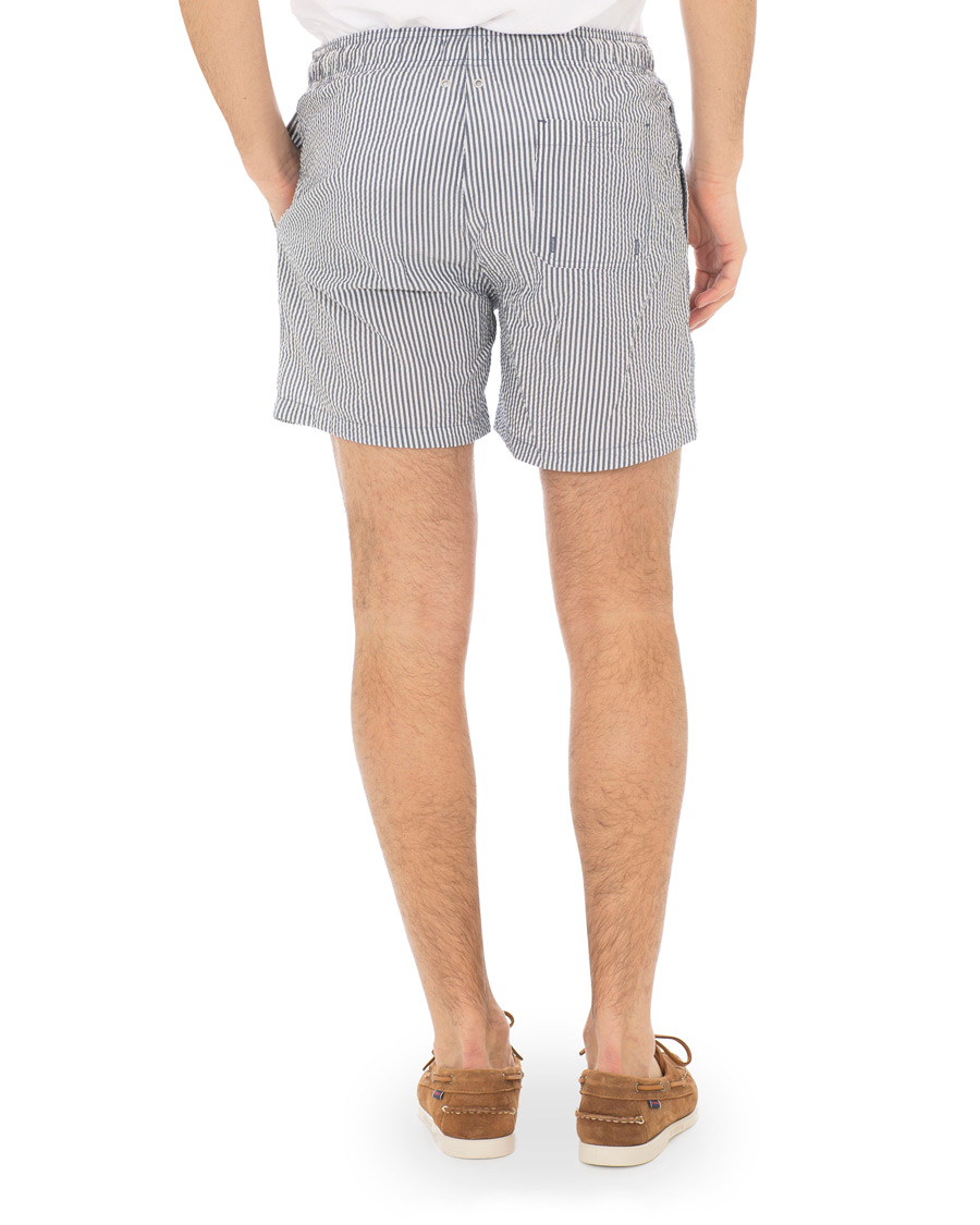 Herre | Badeshorts | GANT | Seersucker Swim Shorts Persian Blue