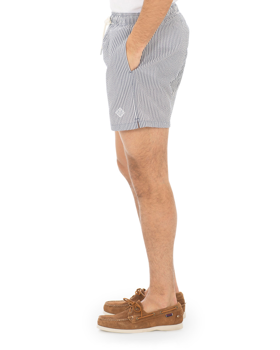 Herre | Badeshorts | GANT | Seersucker Swim Shorts Persian Blue