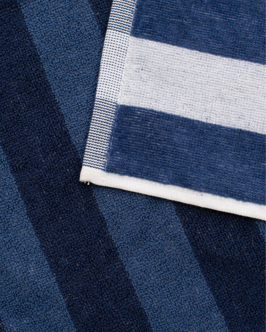 Herre | Badeshorts | GANT | Beach Stripe Towel White/Navy