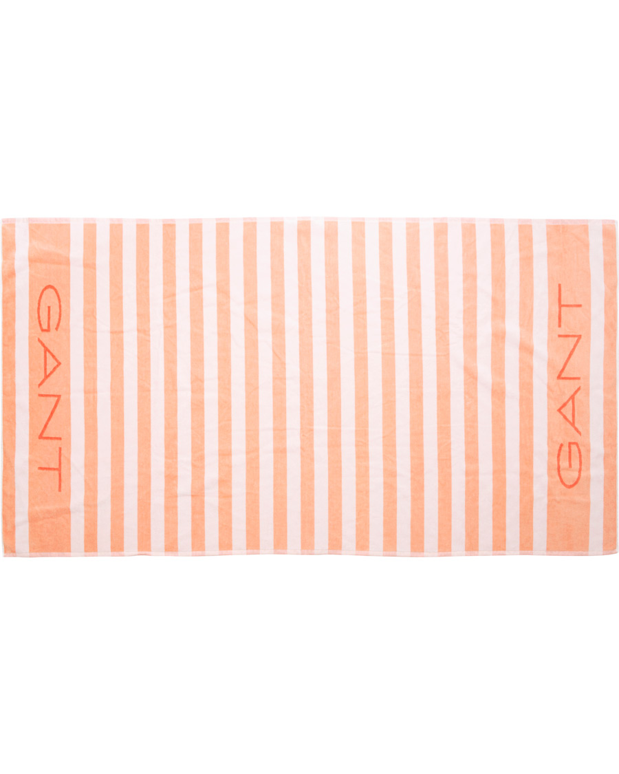 Herre | Badeshorts | GANT | Beach Stripe Towel Orange/White
