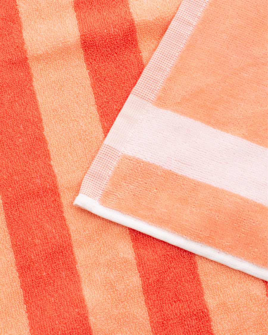 Herre | Badeshorts | GANT | Beach Stripe Towel Orange/White