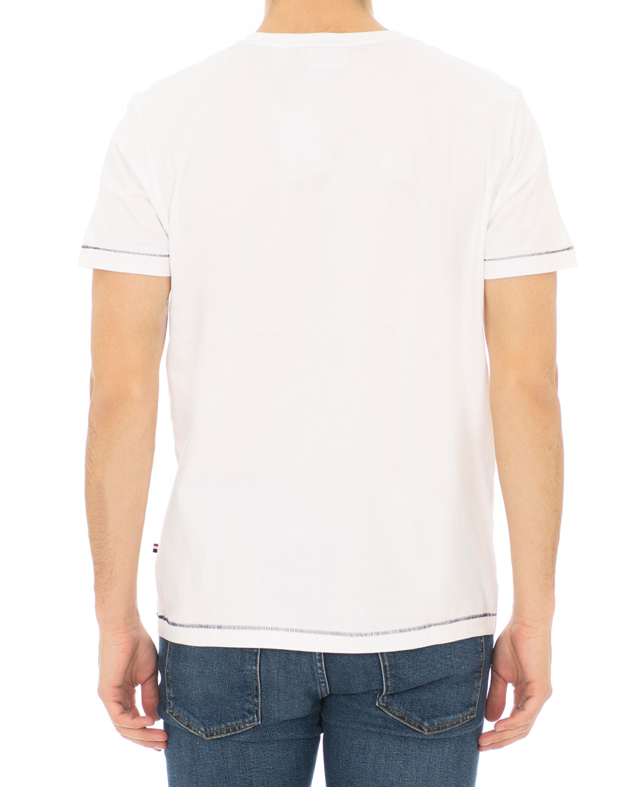 Herre | T-Shirts | GANT | Le Mans Crew Neck Tee White