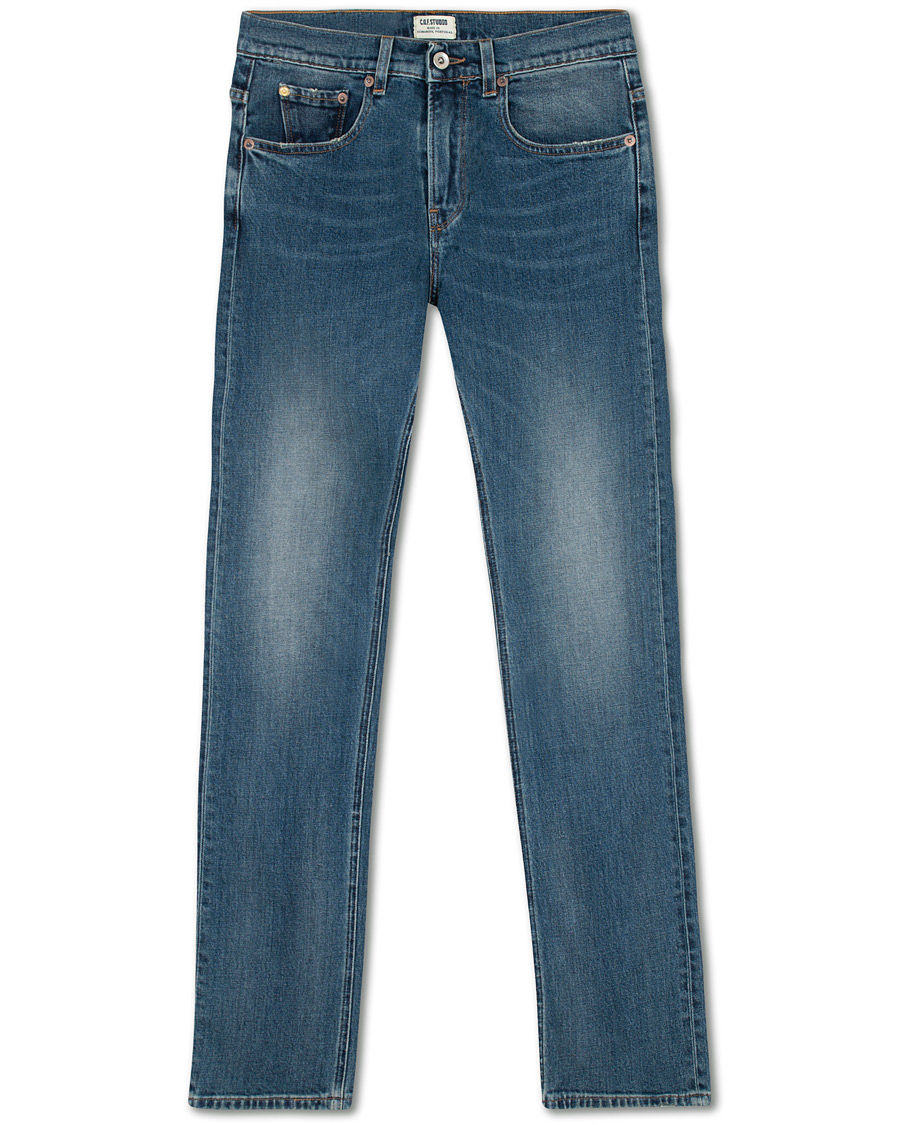 Herre | Jeans | C.O.F. Studio | M1 Slim Fit Stretch Jeans Heavy Used