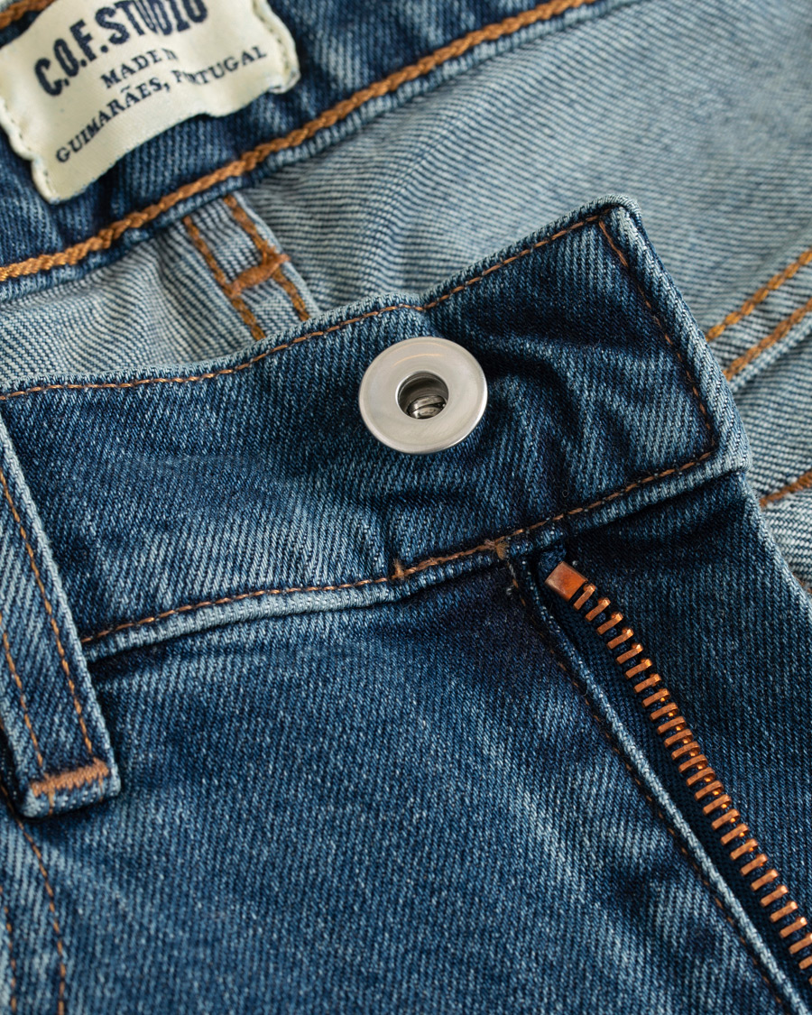 Herre | Jeans | C.O.F. Studio | M1 Slim Fit Stretch Jeans Heavy Used