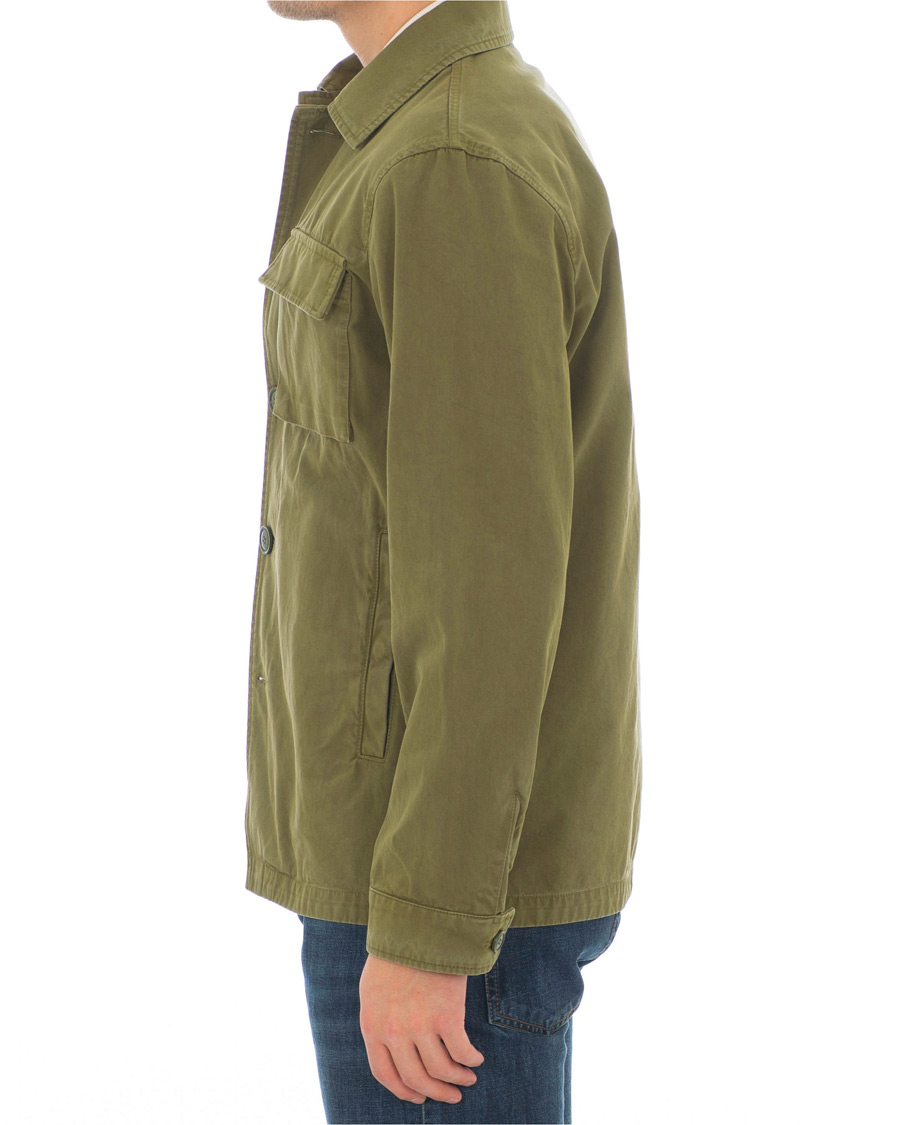 Herre | Jakker | Aspesi | Tigre Summer Cotton Jacket Military Green