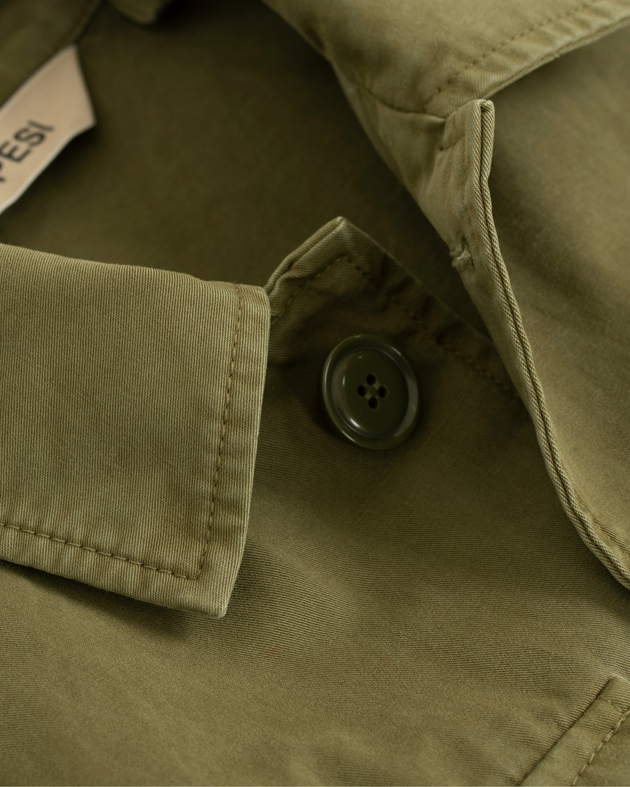 Herre | Jakker | Aspesi | Tigre Summer Cotton Jacket Military Green