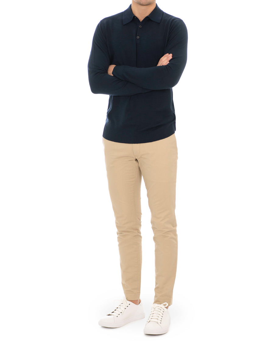 Herre | Bukser | Polo Ralph Lauren | Tailored Slim Fit Chinos Khaki