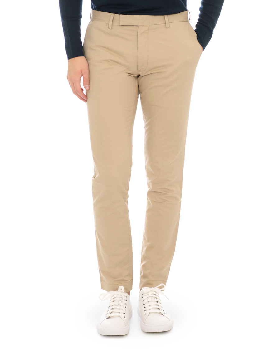 Herre | Bukser | Polo Ralph Lauren | Tailored Slim Fit Chinos Khaki