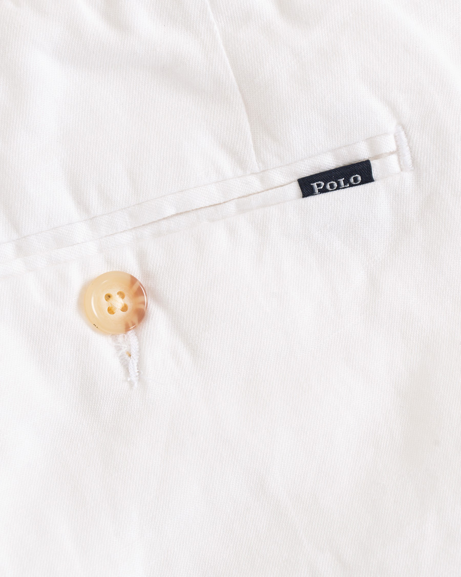 Herre | Bukser | Polo Ralph Lauren | Newport Linen Trousers Bright White