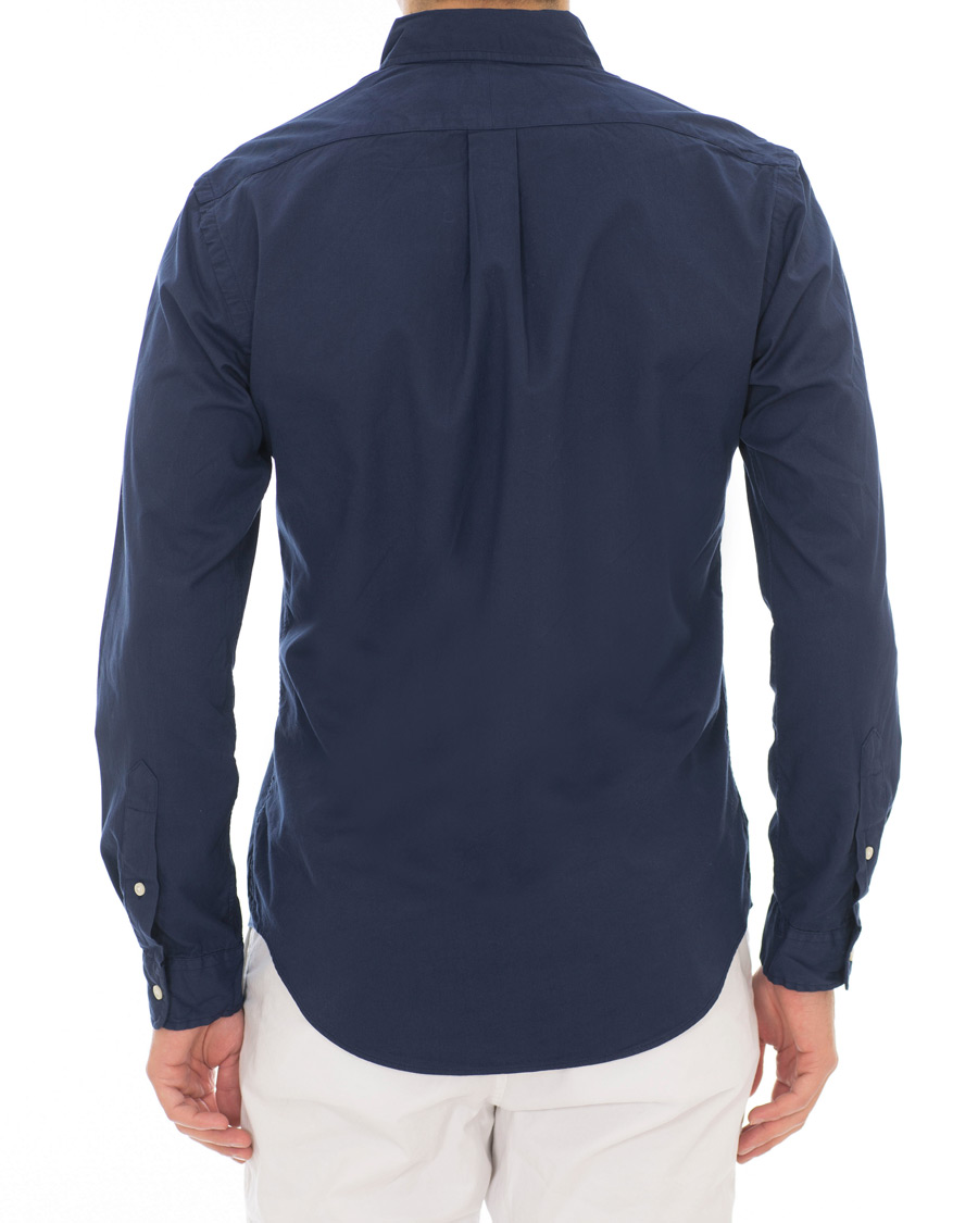 Herre | Skjorter | Polo Ralph Lauren | Slim Fit Featherweight Twill Shirt Newport Navy
